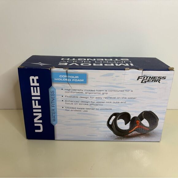 UNIF Fitness Gear swim training aid - Black and Orange - Picture 1 of 3